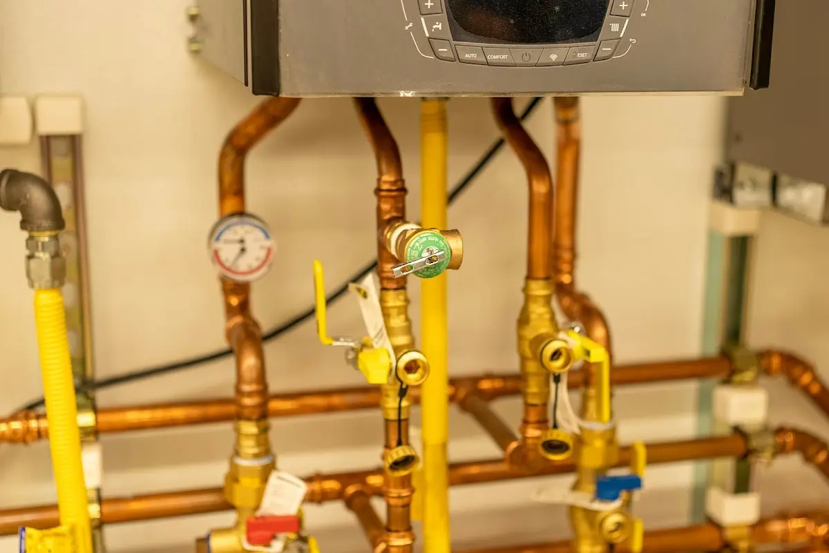 Licensed technician providing Water Heater Installation for a homeowner in Rush