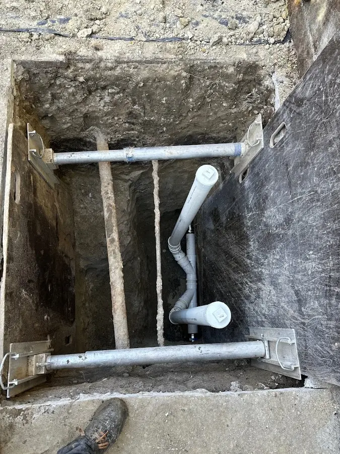 Experienced plumber completing Gas Line Repair work in Rush